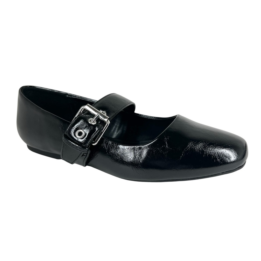 DV by Dolce Vita Black Flats with Buckle